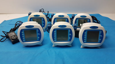 Lot of 6 Covidien Kangaroo Enteral Feeding Infusion Pumps With Power Supplies