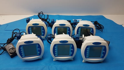 Lot of 6 Covidien Kangaroo Enteral Feeding Infusion Pumps With Power Supplies