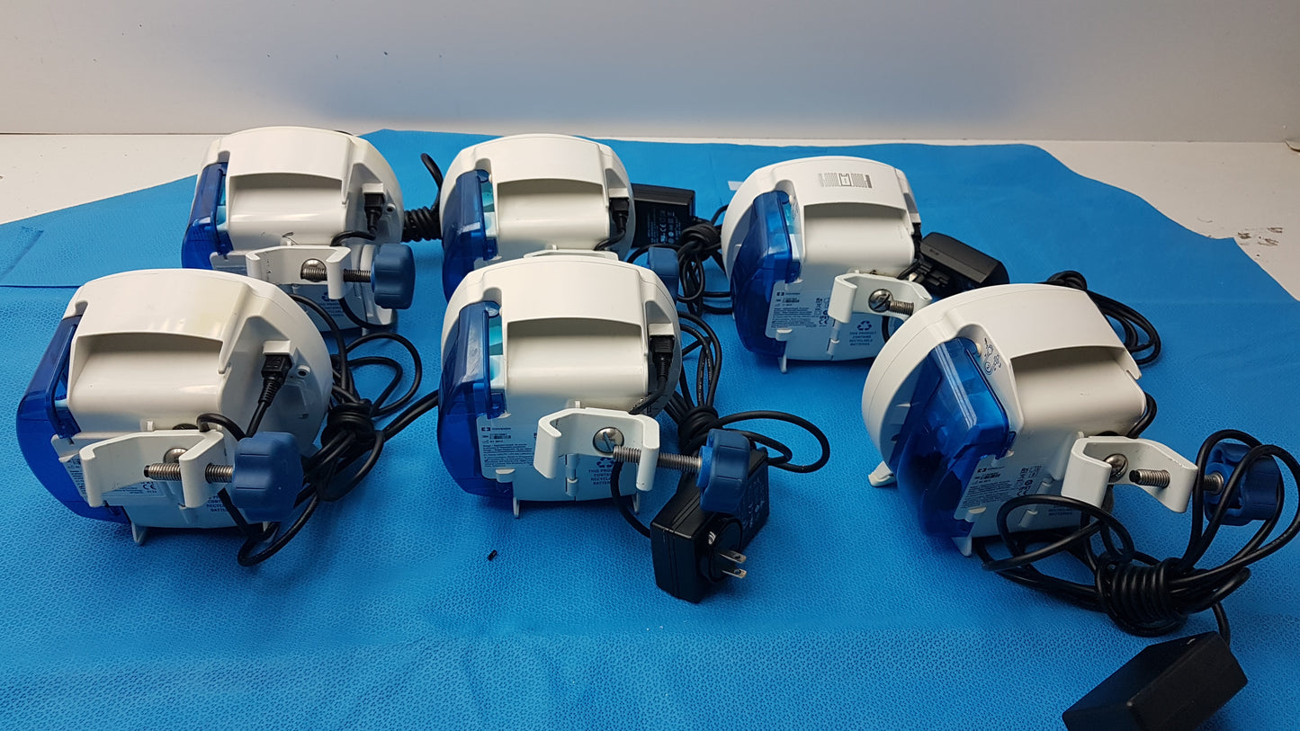 Lot of 6 Covidien Kangaroo Enteral Feeding Infusion Pumps With Power Supplies