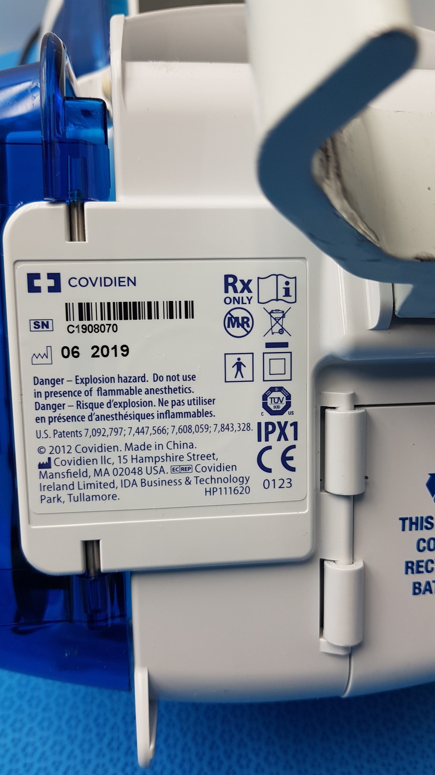 Lot of 6 Covidien Enteral Feeding Pumps With Power Supply