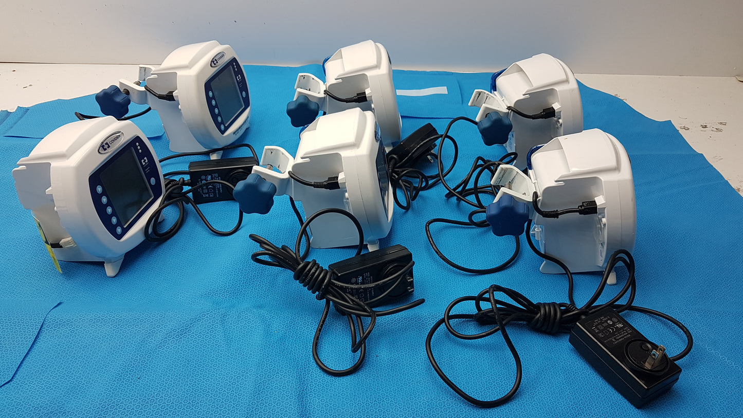 Lot of 6 Covidien Enteral Feeding Pumps With Power Supply