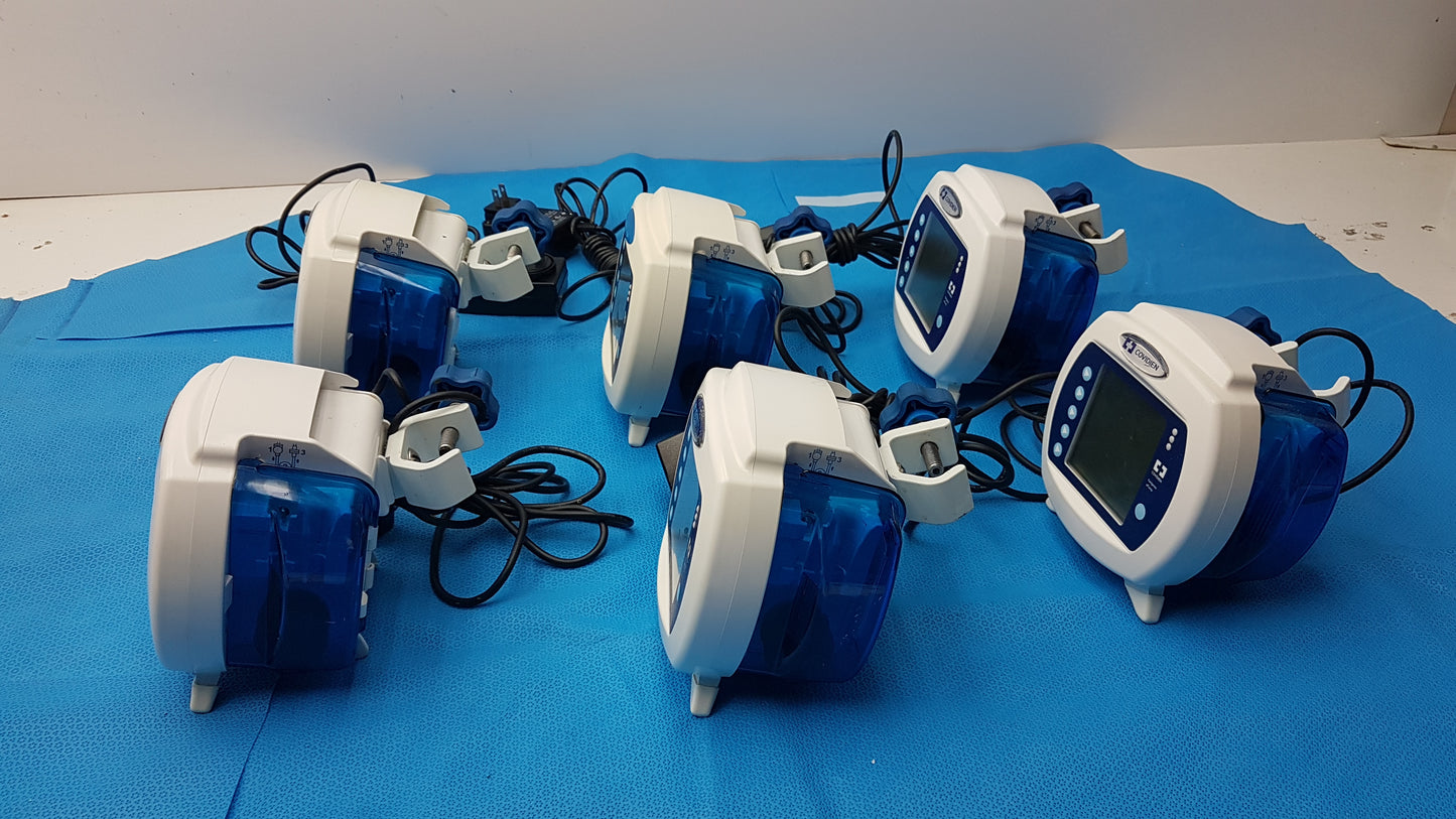 Lot of 6 Covidien Kangaroo ePump Enteral Feeding Pumps With Power Supply