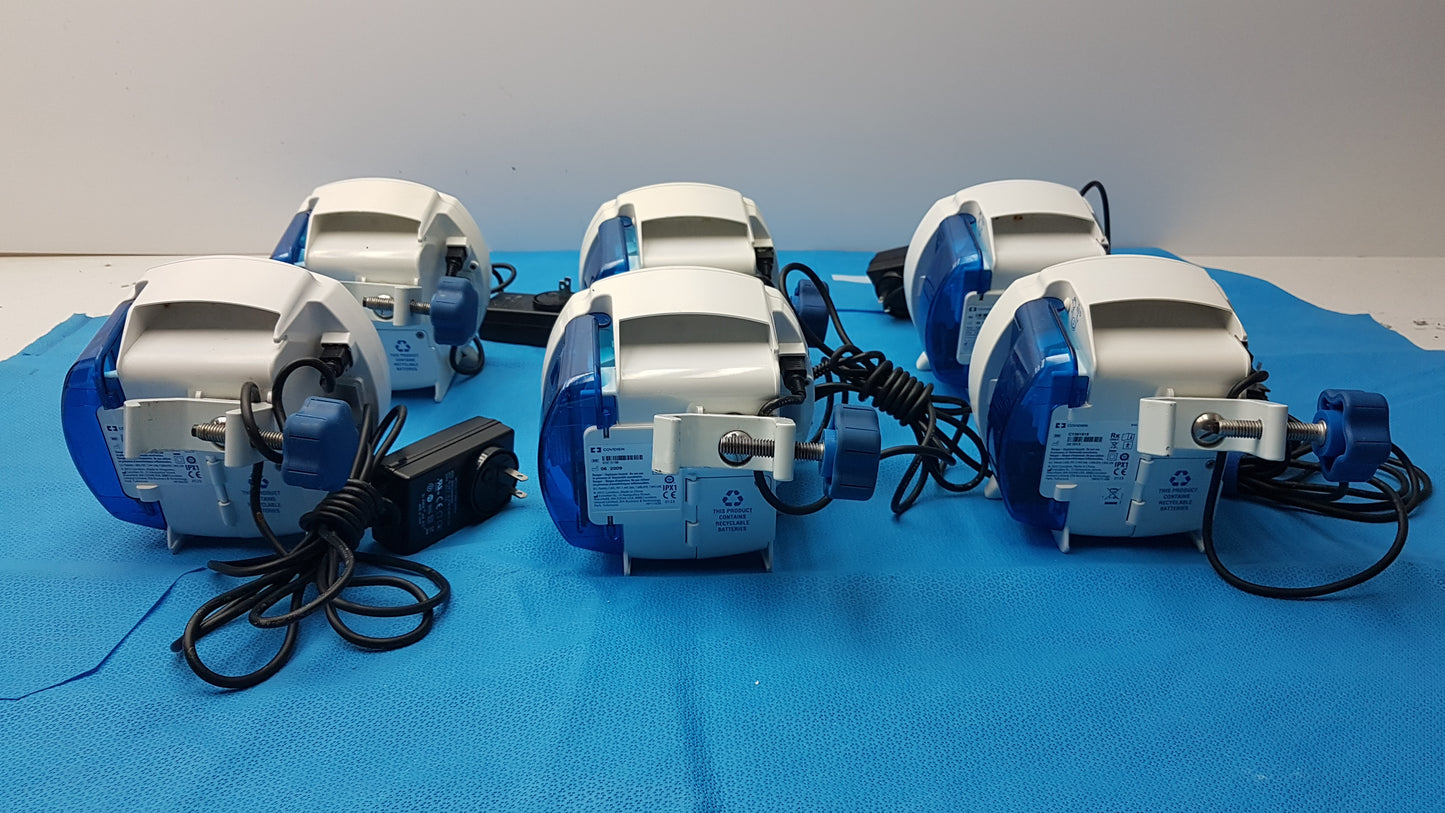 Lot of 6 Covidien Kangaroo ePump Enteral Feeding Pumps With Power Supply