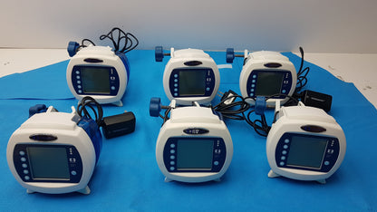 Lot of 6 Covidien Kangaroo Enteral Feeding Pumps With Power Supply