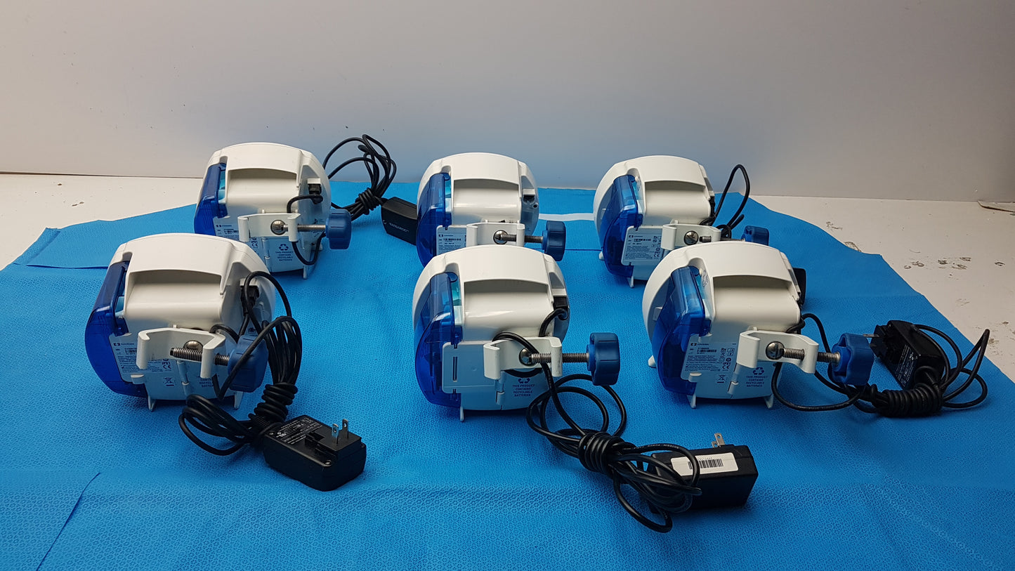 Lot of 6 Covidien Kangaroo Enteral Feeding Pumps With Power Supply