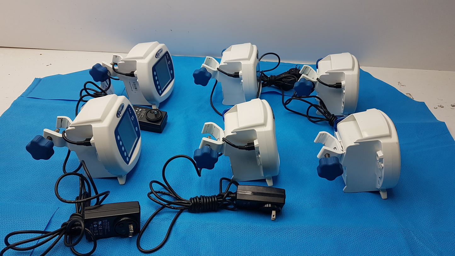 Lot of 6 Covidien Kangaroo Enteral Feeding Pumps With Power Supply