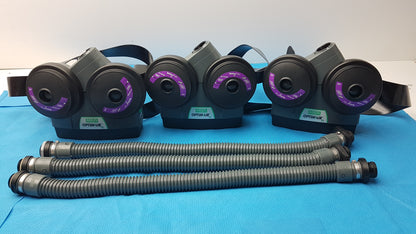 Lot of 3 MSA OptimAir TL Powered Air Purifying Respirator