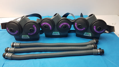 Lot of 3 MSA OptimAir TL Powered Air Purifying Respirator