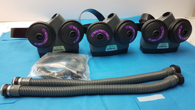 Lot of 3 MSA OptimAir TL Powered Air-Purifying Respirator