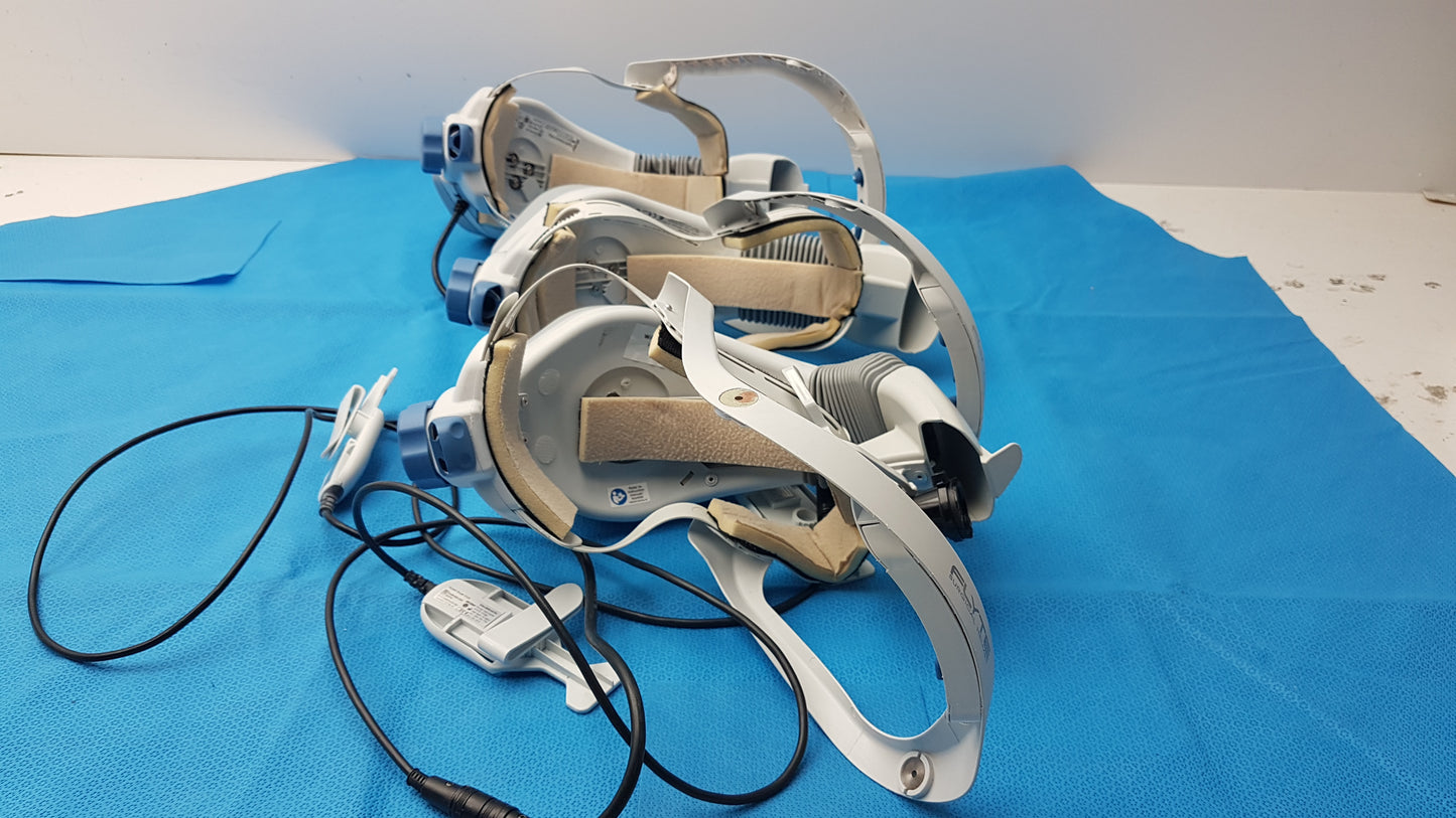 Lot of 3 Stryker 0408-600-000 Flyte Surgical Helmets
