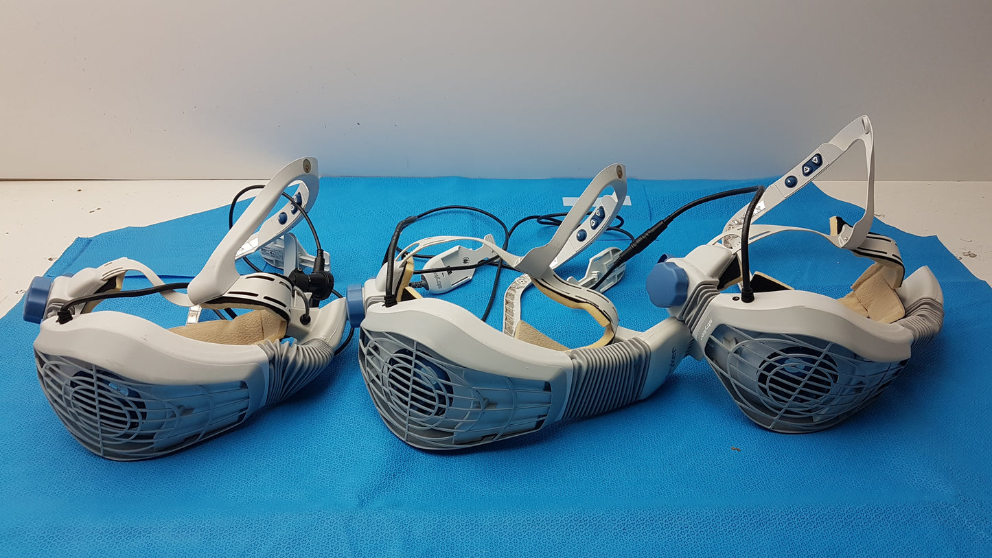Lot of 3 Stryker 0408-600-000 Flyte Surgical Helmets