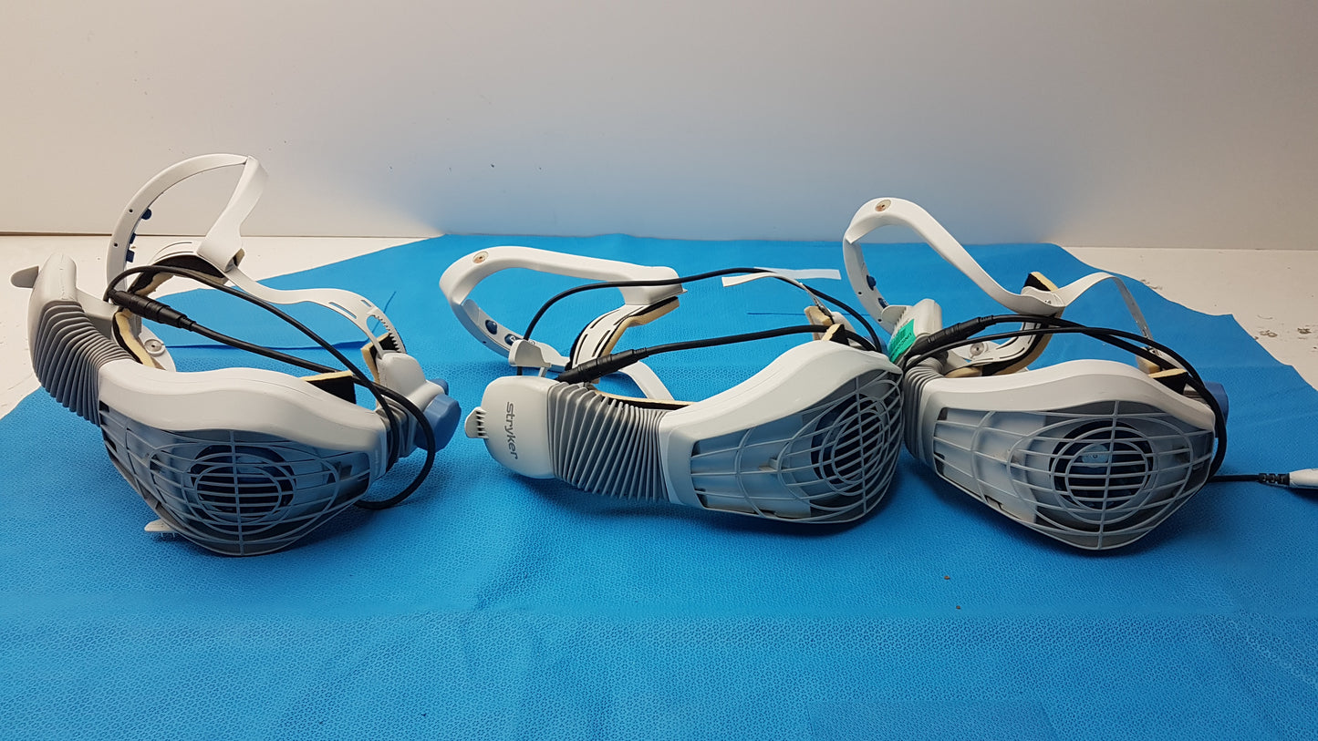 Lot of 3 Stryker Flyte Surgical Helmets