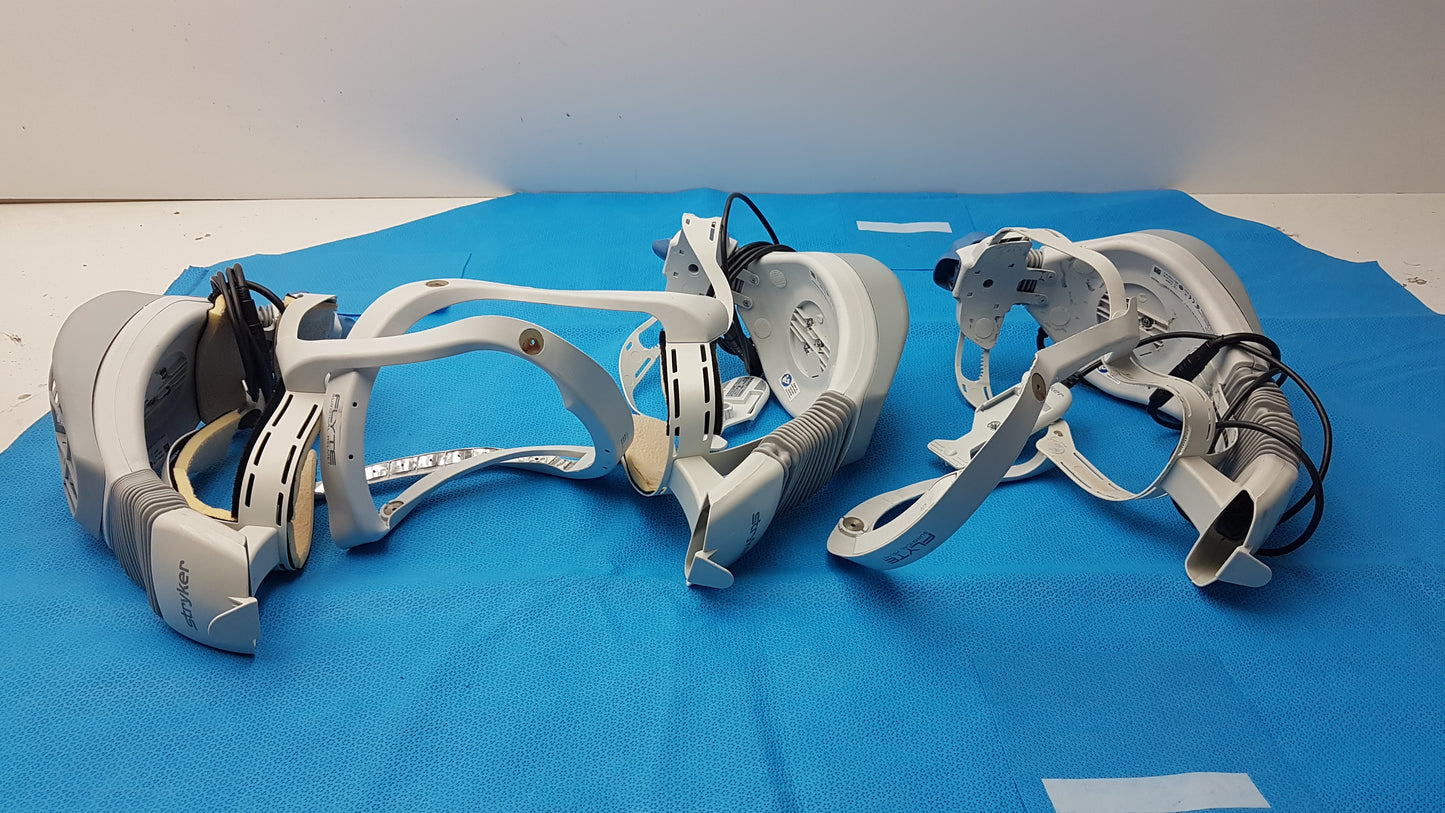 Lot of 3 Stryker Flyte Surgical Helmets
