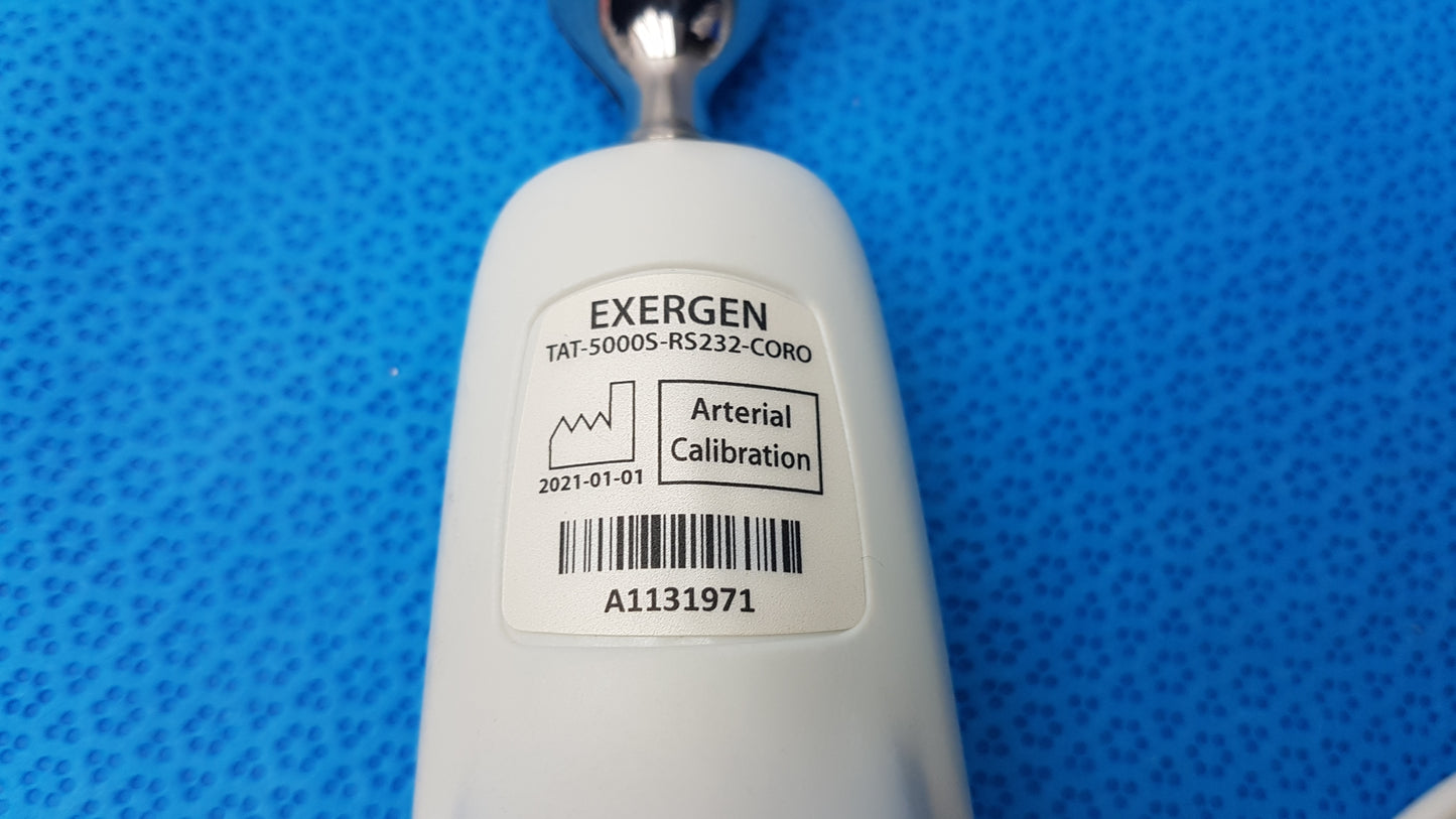 Lot of 2 Exergen TAT-5000S-RS232-CORO Temporal Scanner Thermometer