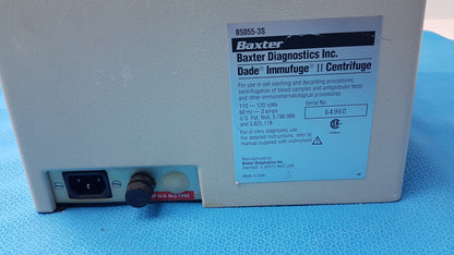 Hettich Haematokrit 200 & Baxter Immufuge II Benchtop Laboratory Centrifuge