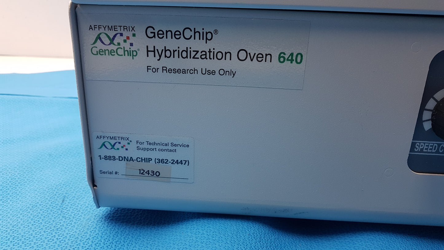 Stovall Affymetrix GeneChip Hybridization Oven 640 P/N 800138