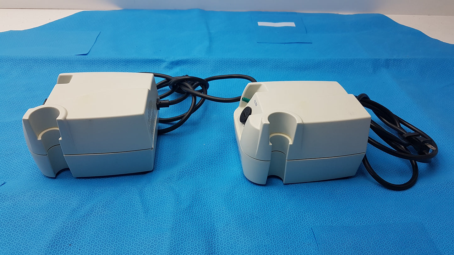 Lot of 2 Pacific Pulmonary Services Medical Air Compressor Nebulizer Units
