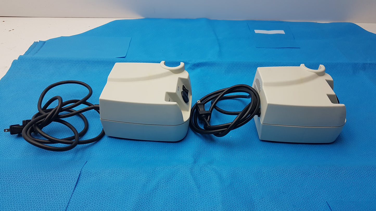 Lot of 2 Pacific Pulmonary Services Medical Air Compressor Nebulizer Units
