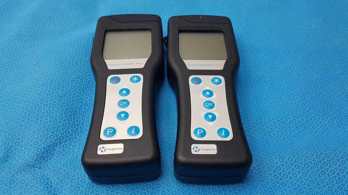 Lot of 2 Hygiena SystemSURE Plus Luminometers ATP Monitoring System