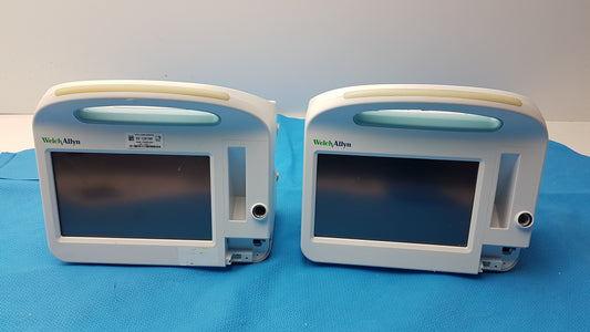 Lot of 2 Welch Allyn 6500 Series Vital Signs Monitor