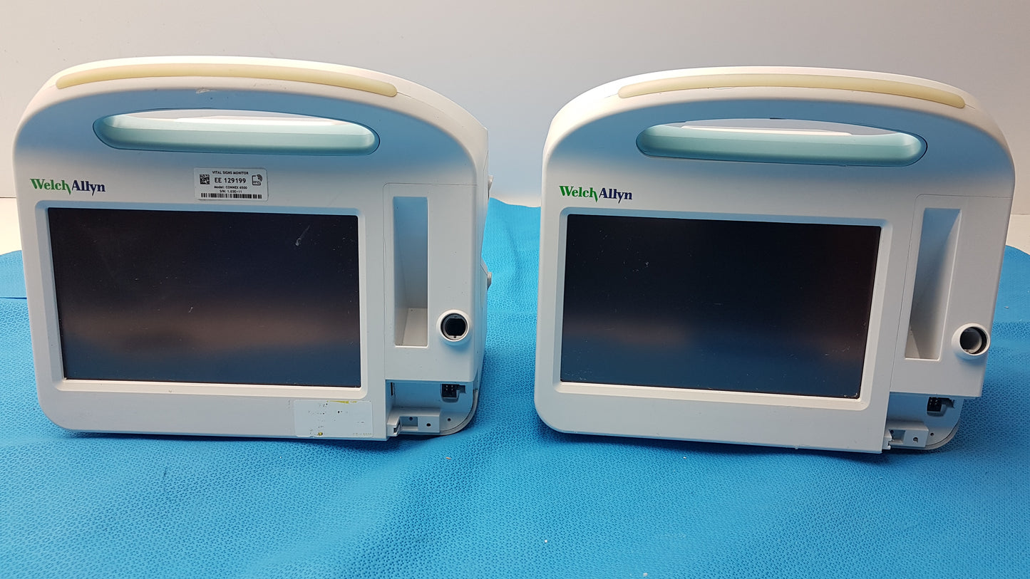 Lot of 2 Welch Allyn 6500 Series Vital Signs Monitor