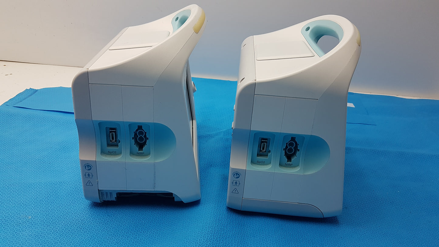 Lot of 2 Welch Allyn 6500 Series Vital Signs Monitor