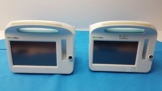Lot of 2 Welch Allyn Connex 6500 Vital Signs Monitor