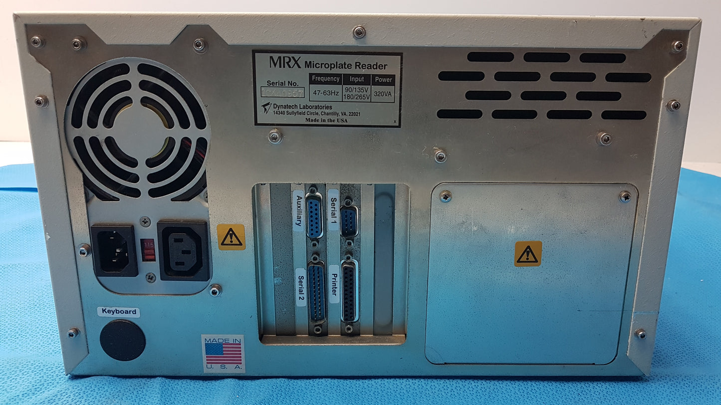 Dynatech Laboratories MRX Microplate Reader S/N 1CXA0957