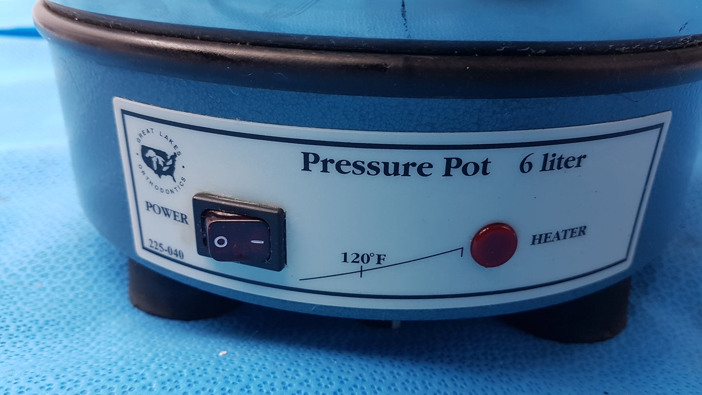 Great Lakes 225-040 Adjustable Heated Pressure Pot 6 Quart