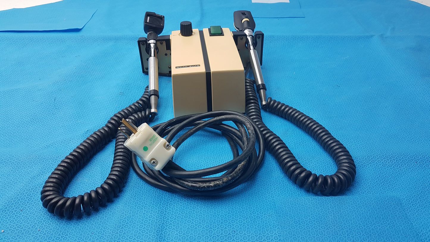 Welch Allyn Wall Transformer Set Ophthalmoscope Otoscope