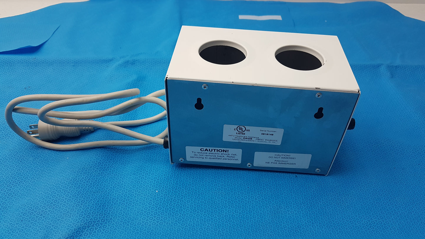 Ideal Products GW208 Ultrasound Gel Warmer For 2 Containers