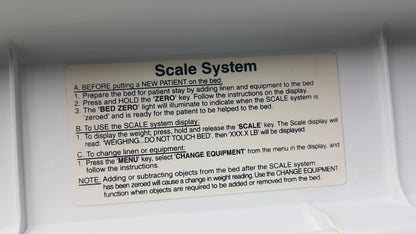 Stryker S3 Med-Surg Bed Footboard Control Panel Assembly
