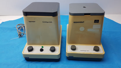 Lot of 2 Eppendorf Benchtop Compact Laboratory Centrifuges
