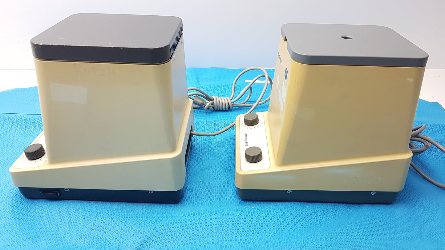 Lot of 2 Eppendorf Benchtop Compact Laboratory Centrifuges