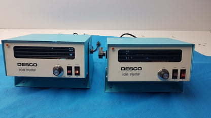 Lot of 2 Desco A60408 Bench Top Ionizer 110V