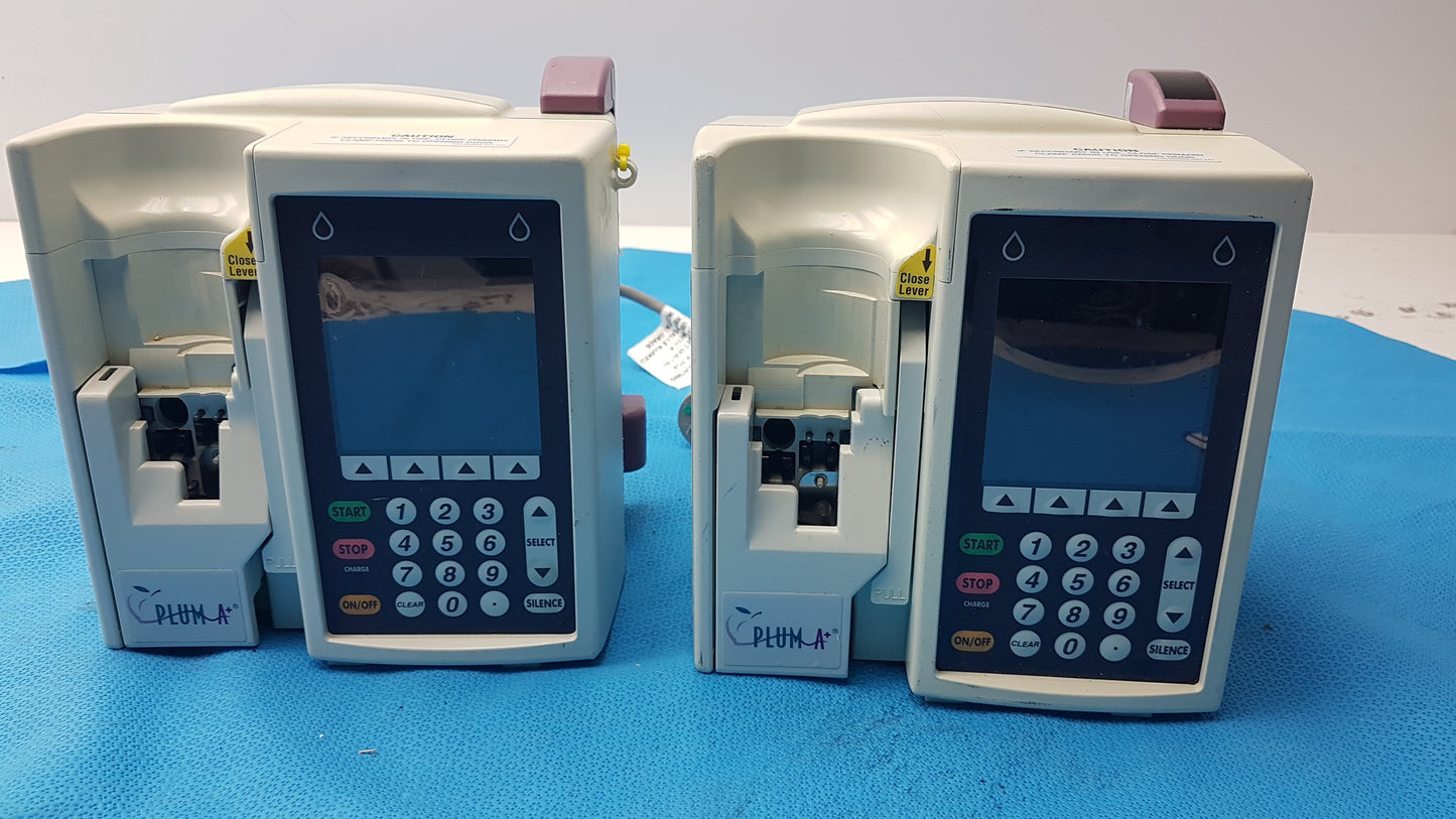 Lot of 2 Hospira Plum A+ Infusion pumps