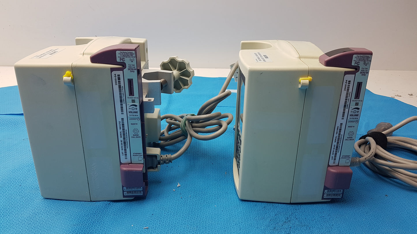 Lot of 2 Hospira Plum A+ Infusion pumps