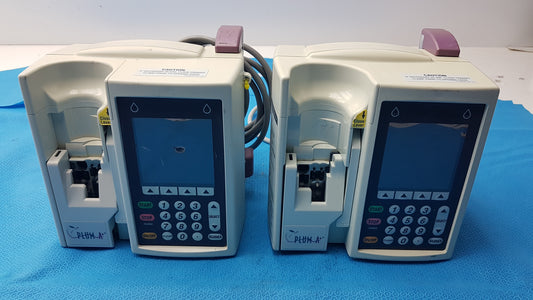 Lot of 2 Hospira Plum A+ Infusion pumps