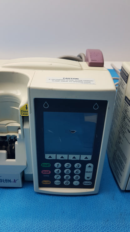 Lot of 2 Hospira Plum A+ Infusion pumps