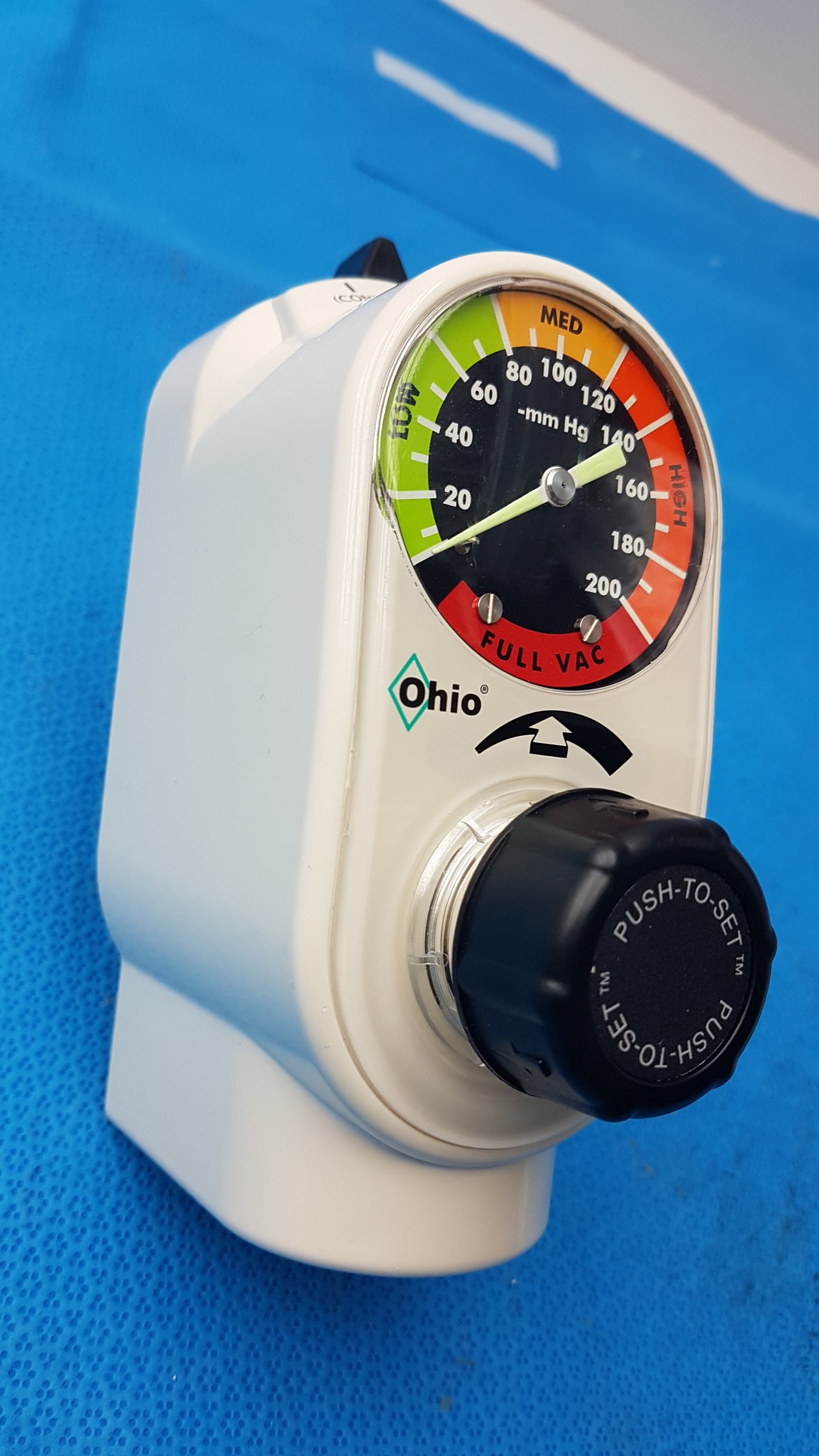 Ohio Medical PISA Intermittent Suction Unit Vacuum Regulator