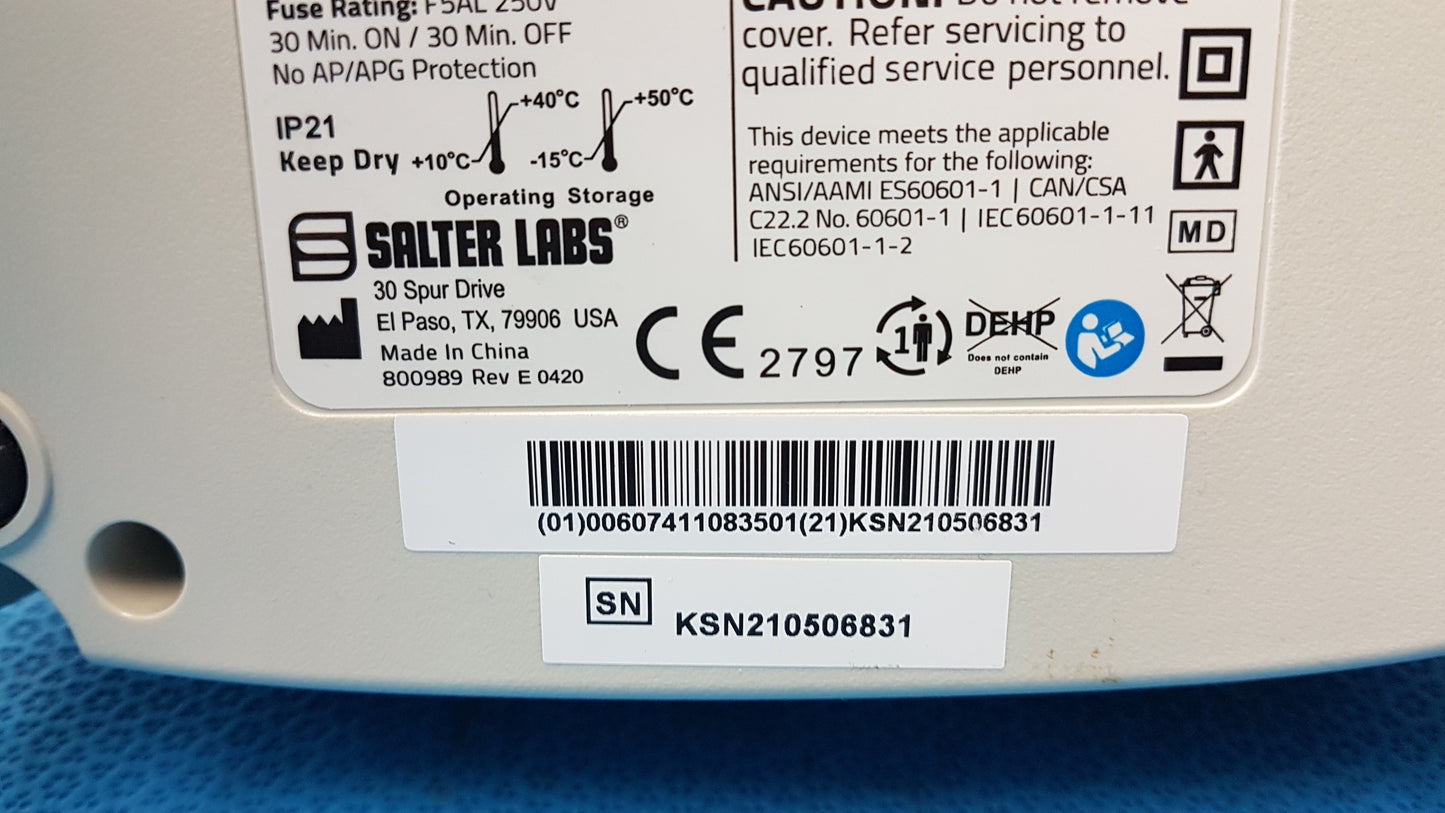 Lot of 2 Nidek Pulmo-Mist & Salter 8350-1 AIRE Elite Compressor Nebulizers
