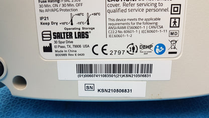 Lot of 2 Nidek Pulmo-Mist & Salter 8350-1 AIRE Elite Compressor Nebulizers