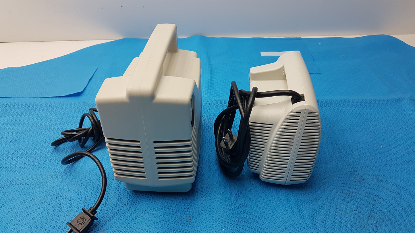Lot of 2 Nidek Pulmo-Mist & Salter 8350-1 AIRE Elite Compressor Nebulizers