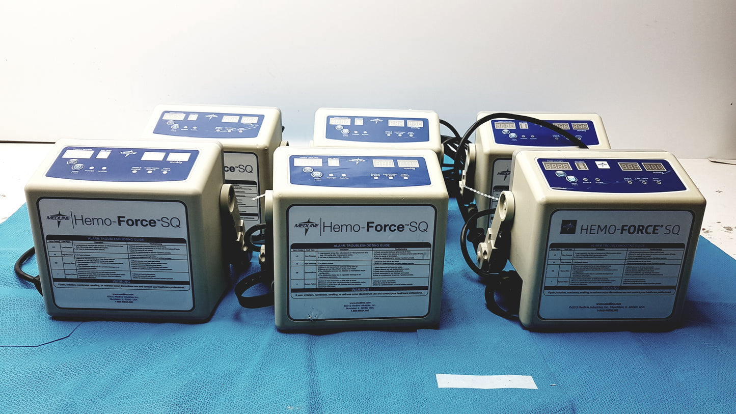 Lot of 6 Medline Hemo Force DVT Compression Pump