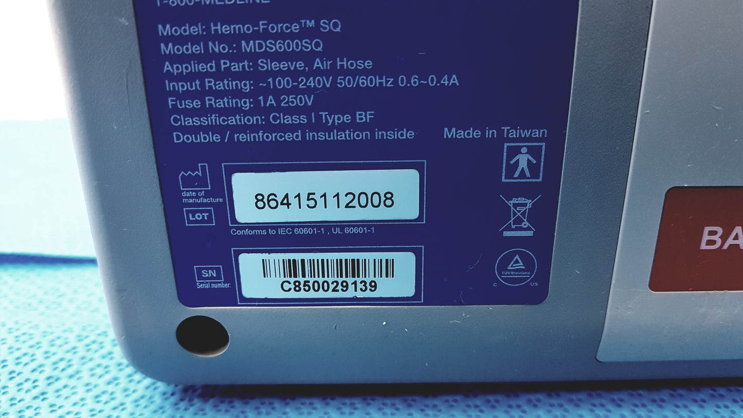 Lot of 6 Medline Hemo Force DVT Compression Pump