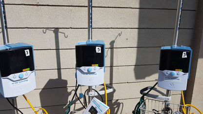 Lot of 3 - Vapotherm Hi-VNI Respiratory Therapy Units With Stands