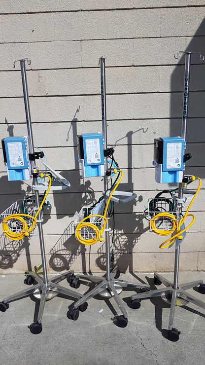 Lot of 3 - Vapotherm Hi-VNI Respiratory Therapy Units With Stands