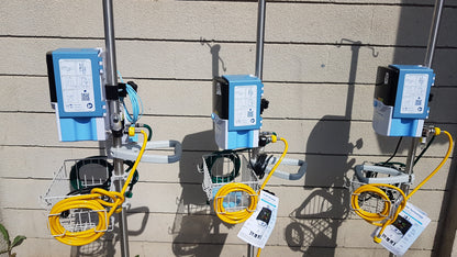 Lot of 3 - Vapotherm Hi-VNI Respiratory Therapy Units With Stands