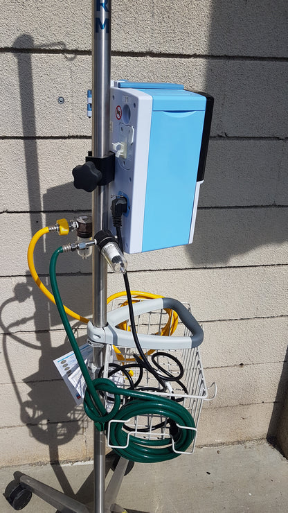 Lot of 3 - Vapotherm Hi-VNI Respiratory Therapy Units With Stands