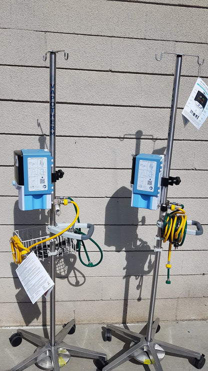 Lot of 2 Vapotherm Precision Flow Plus Respiratory Therapy Units With Stands